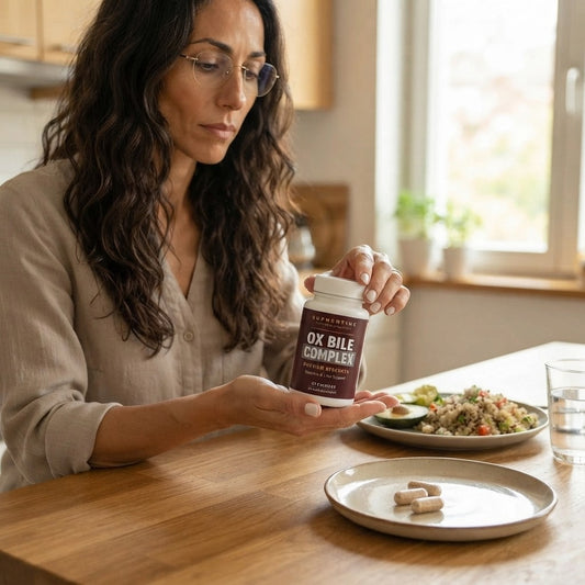 Supmentinc Ox Bile Complex supplement facts and ingredients list