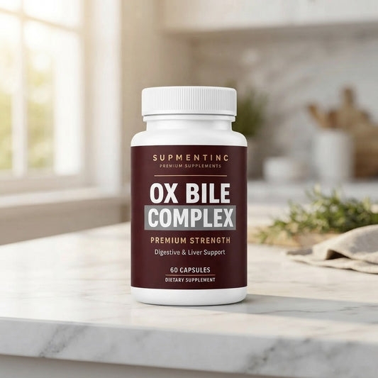 Supmentinc Ox Bile Complex supplement bottle front label