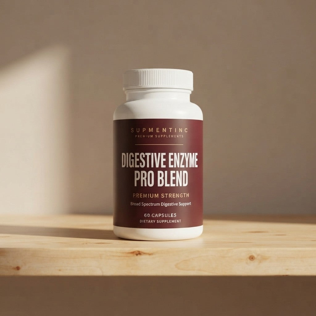 Supmentinc Digestive Enzyme Pro Blend supplement bottle front label