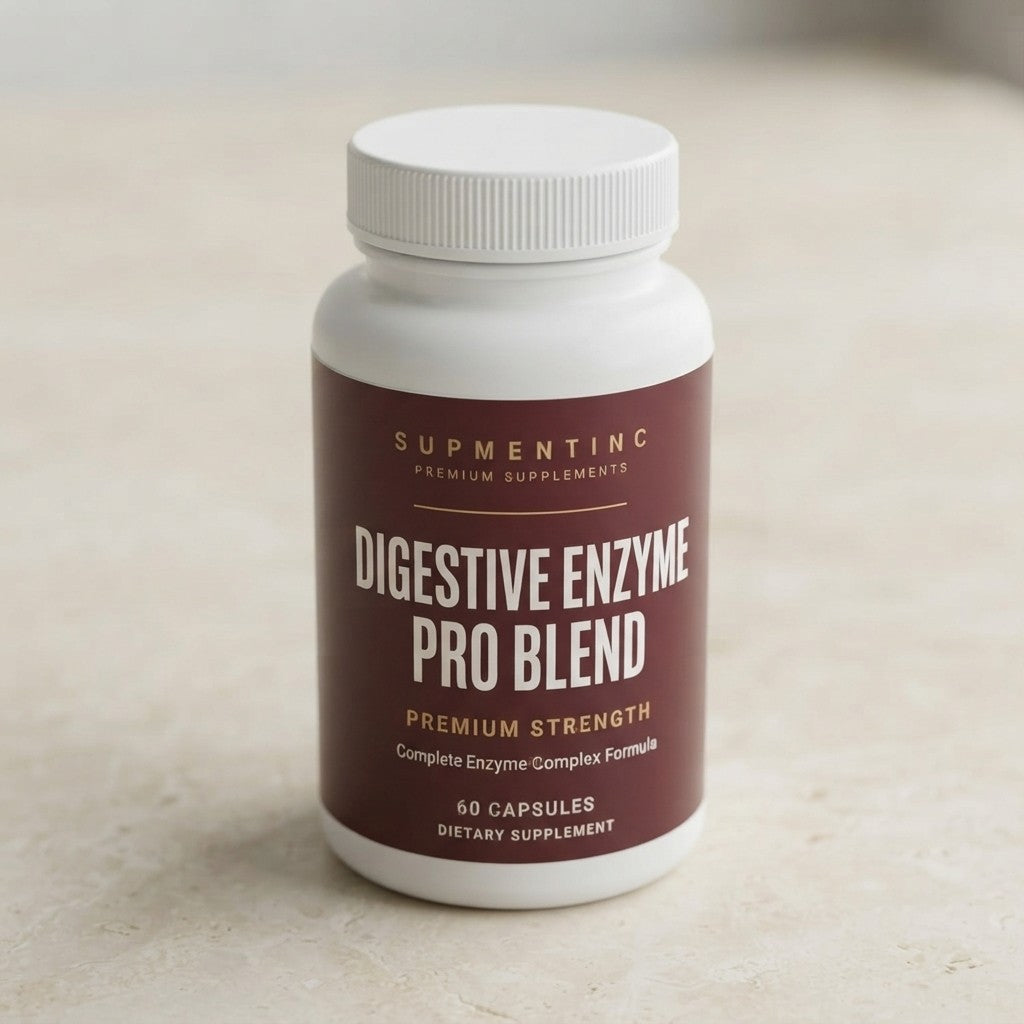Supmentinc Digestive Enzyme Pro Blend supplement facts and ingredients