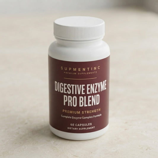 Supmentinc Digestive Enzyme Pro Blend supplement facts and ingredients